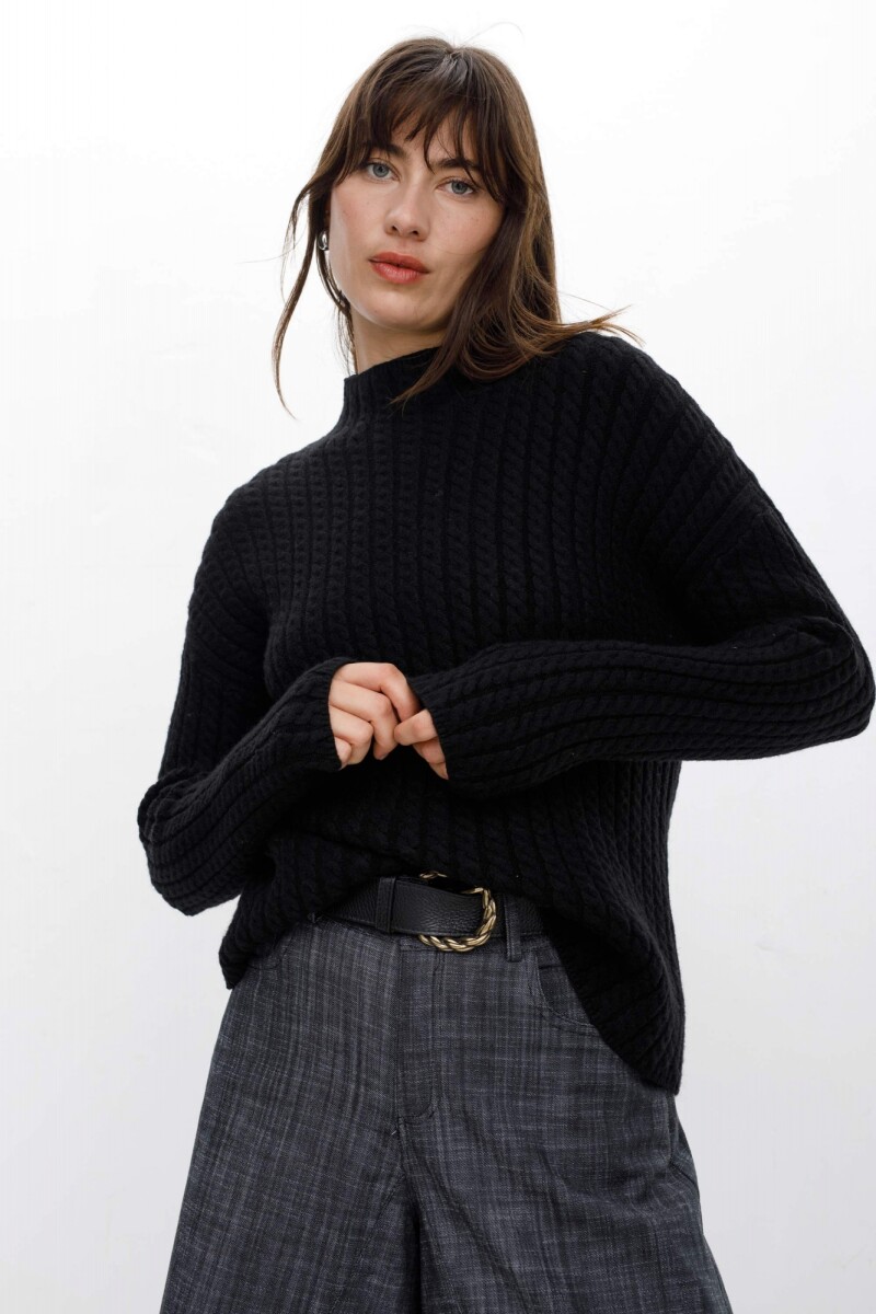 Sweater Espiral - Negro 