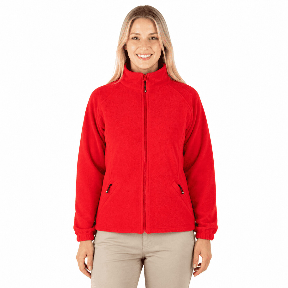 Campera Polar Dama - Rojo 