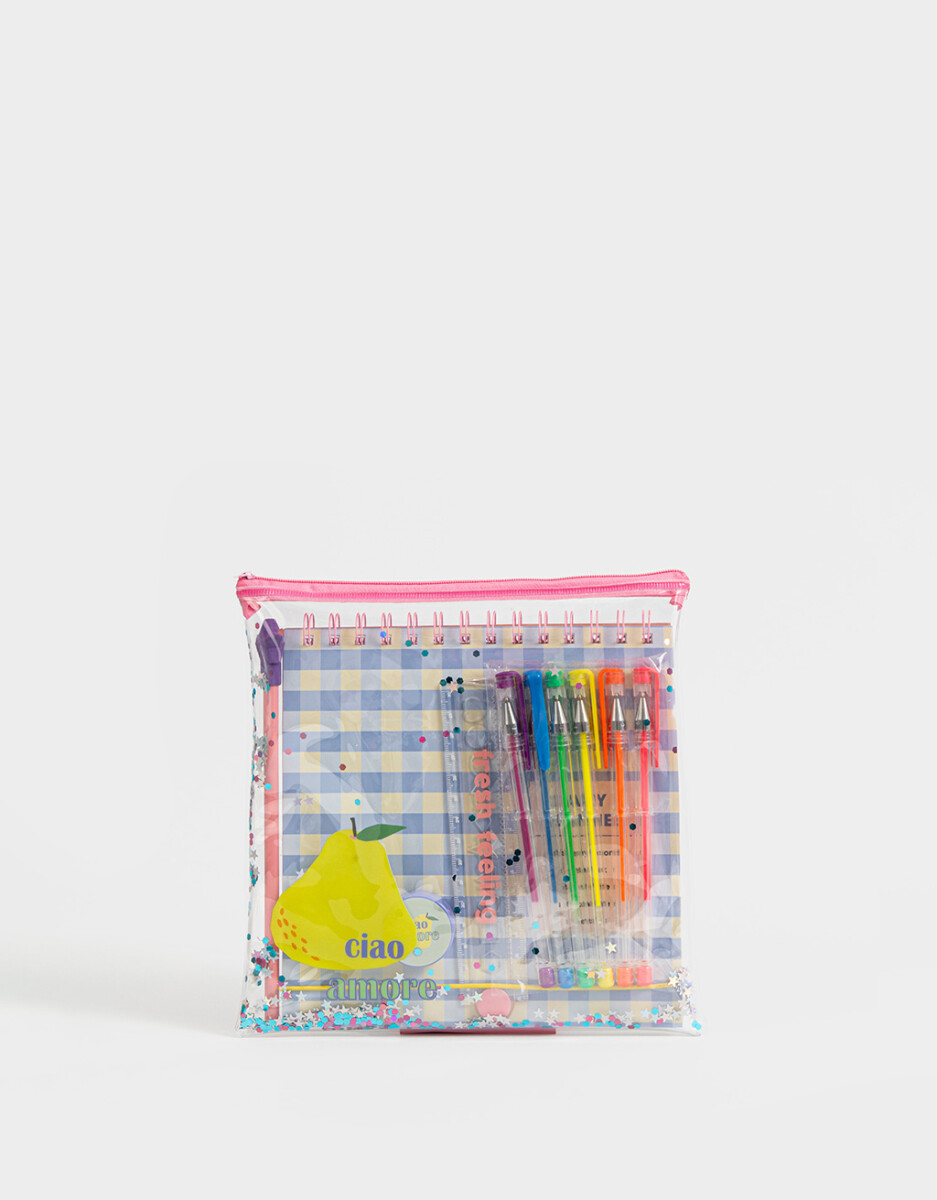 Set De Librería En Estuche "ciao Amore" 