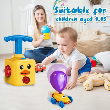 Lanzador de Autos con Globo Power Balloon AMARILLO