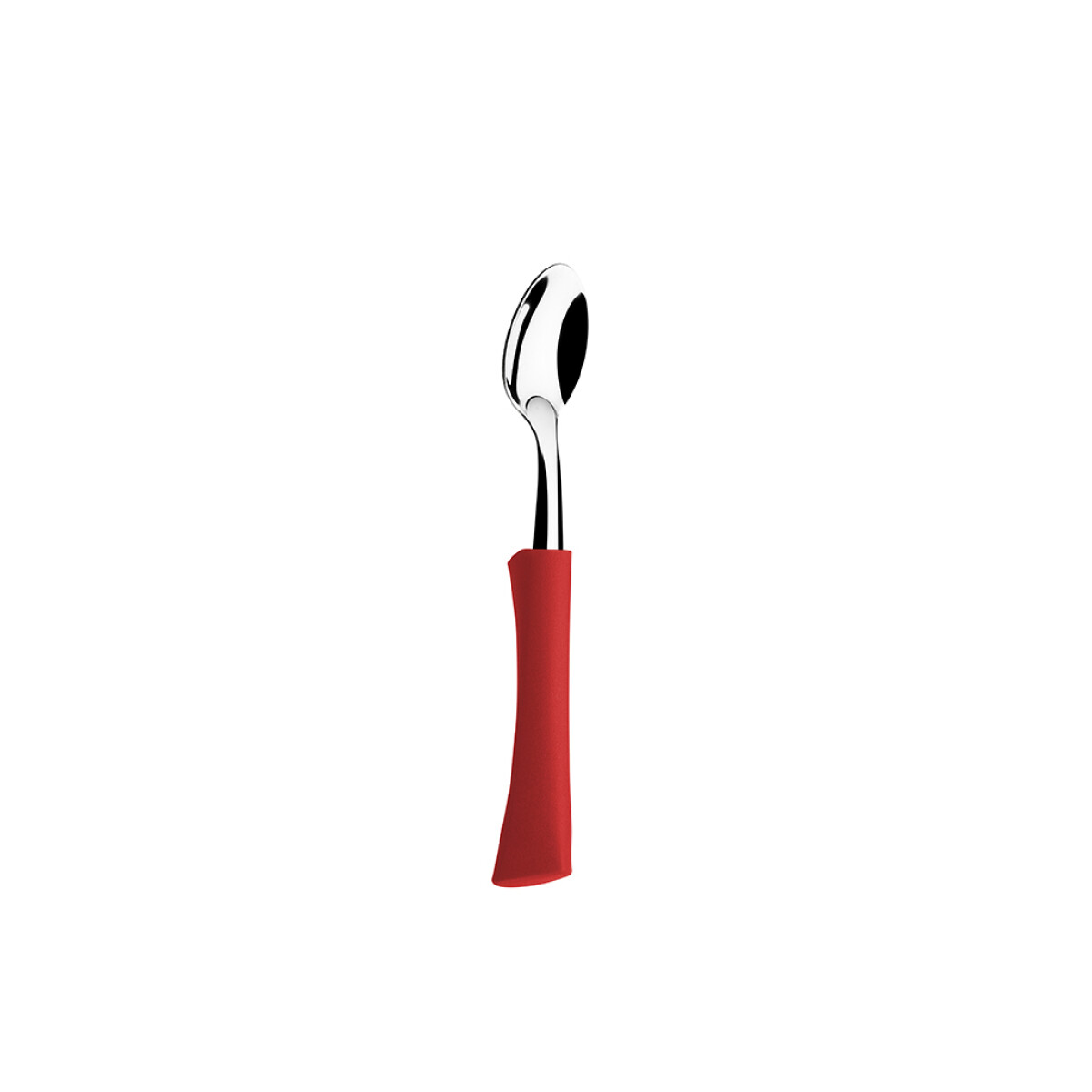 CUCHARA DE TE MANGO ROJO INOVA DI SOLLE 13.65CM 