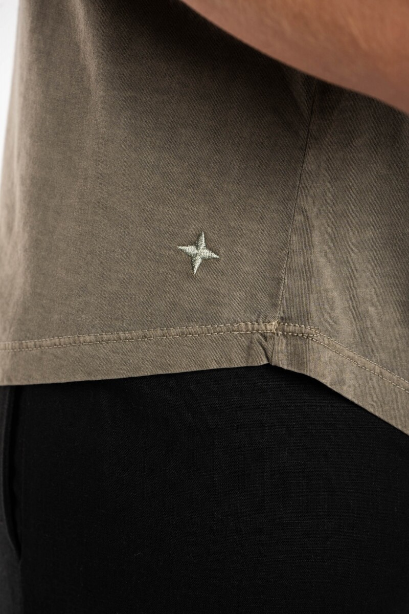 Remera Algodon Lavado Safari