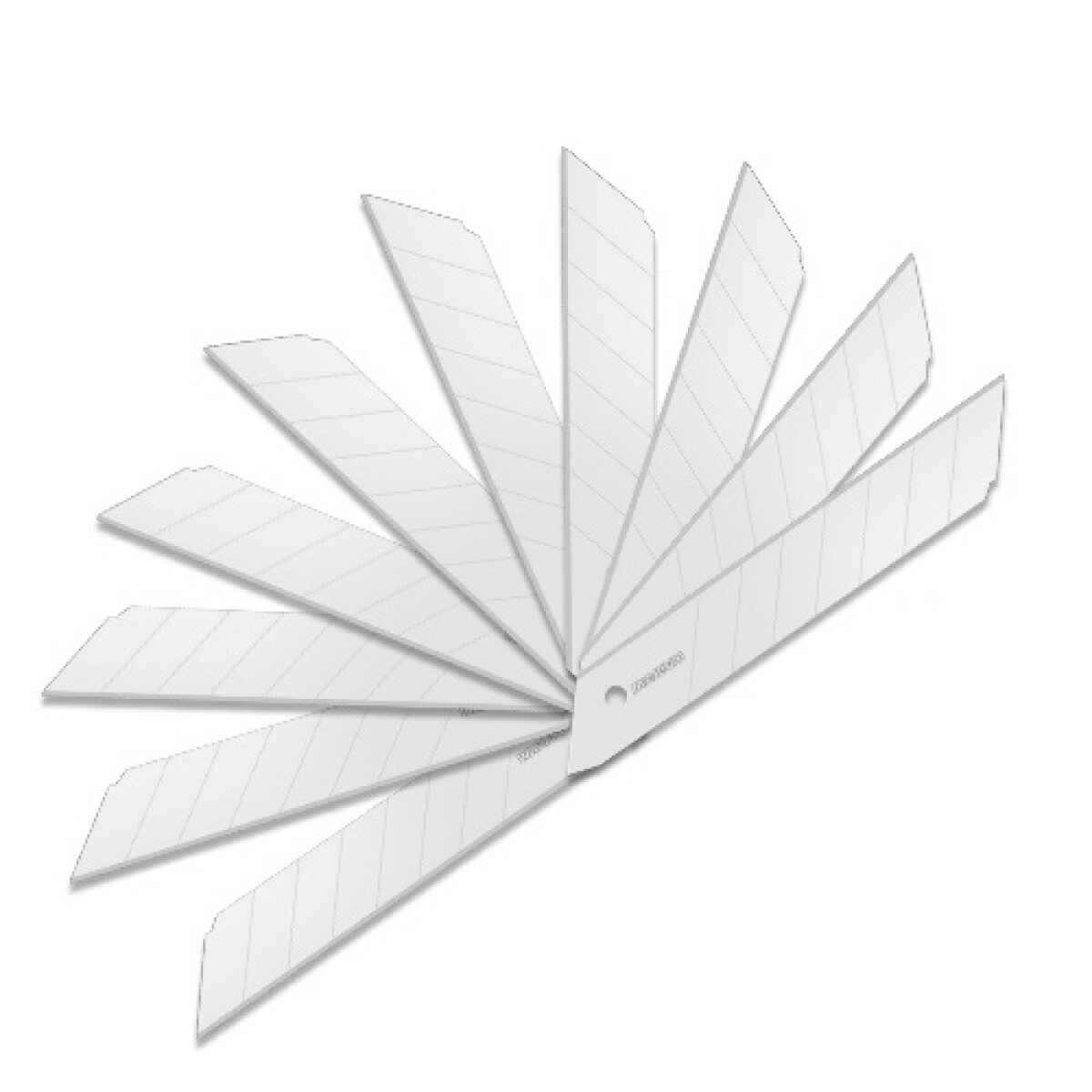 SET X 10 HOJAS REPUESTO TRINCHETA 18X 100MM WADFOW 