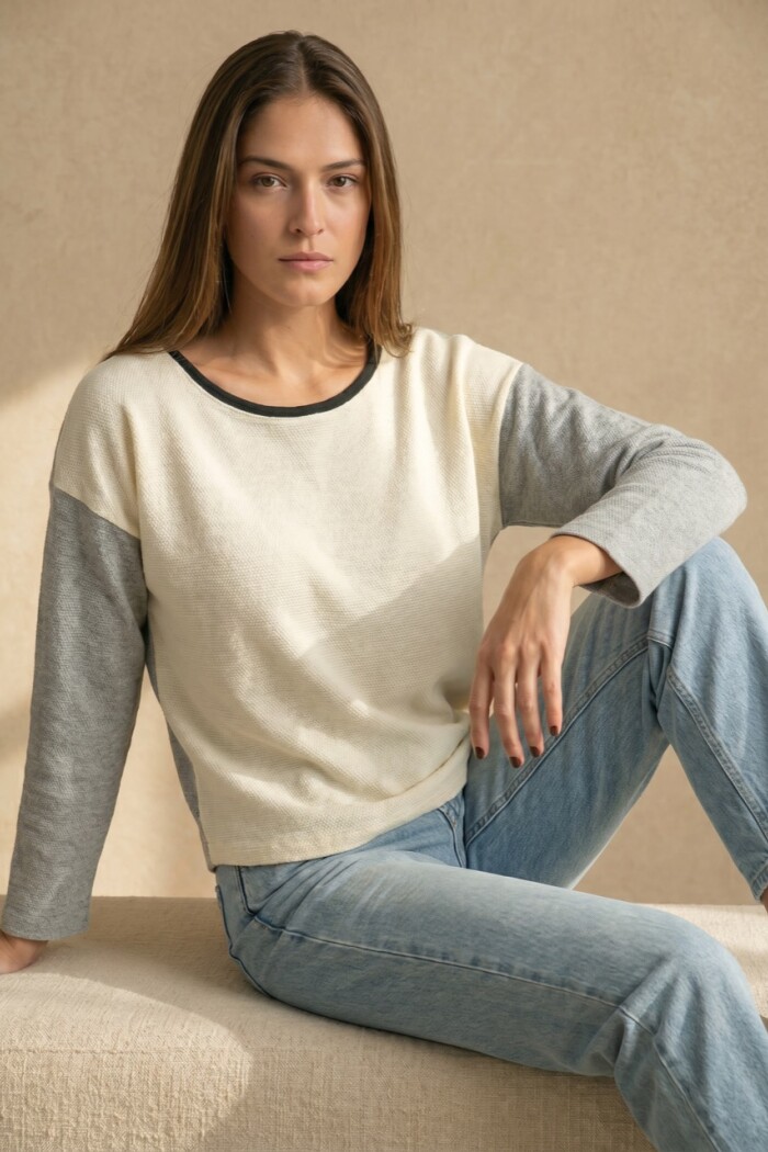 Sweater Gris Melange