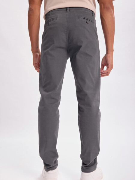 Pantalón chino Gris Oscuro