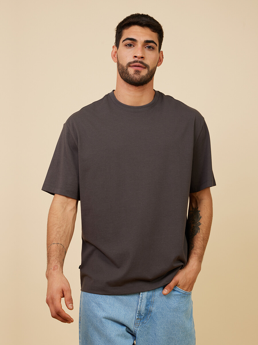 T-SHIRT ZILO RUSTY - Gris Oscuro 