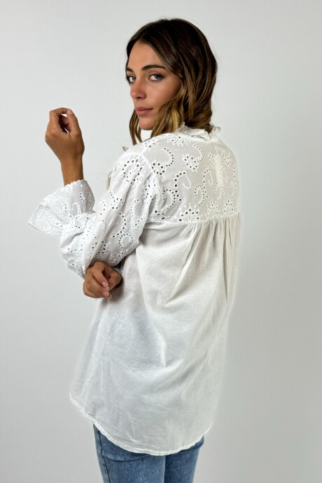 CAMISA TROPICAL Blanco