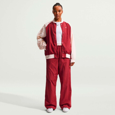 Campera Chaqueta De Mujer Nike Sportswear Rojo