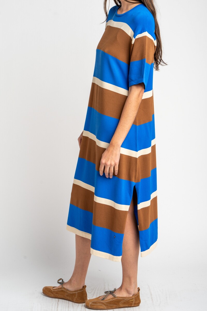 Vestido Tejido Marron