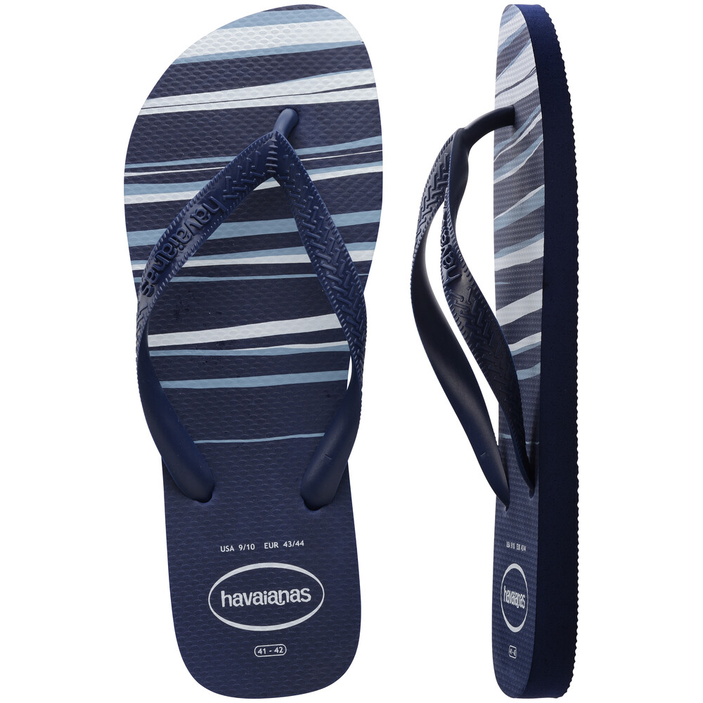 Sandalias Havaianas Top Basic Hombre Marino/Marino/Blanco