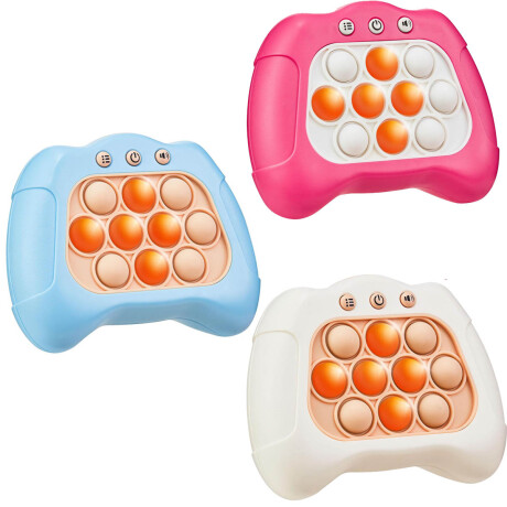 Pop It Consola Electrónica Sensorial Con Luz Y Sonido Celeste