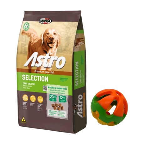 ASTRO PERROS ADULTOS SELECTION 14 + 3KG + PELOTA DE REGALO ASTRO PERROS ADULTOS SELECTION 14 + 3KG + PELOTA DE REGALO