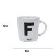 Taza abecedario F