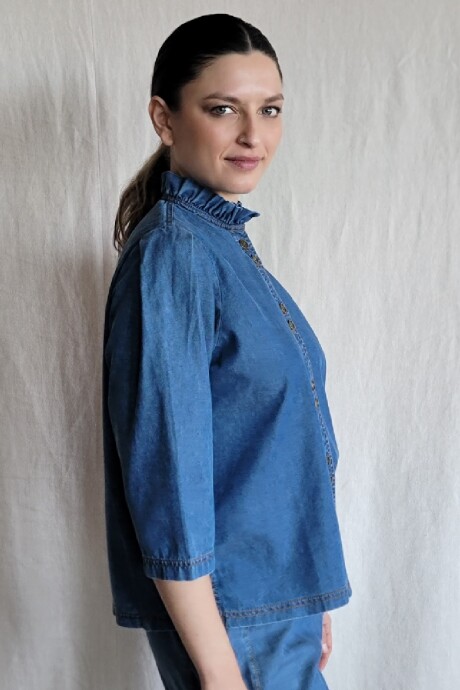 Camisa Carlotta Denim Azul