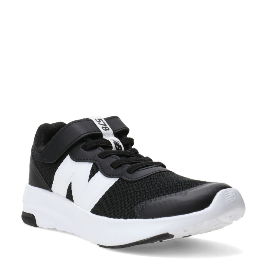 Championes de Niños New Balance 578 C/Velcro Negro - Blanco