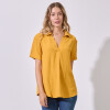 Blusa Gasa Colors MOSTAZA