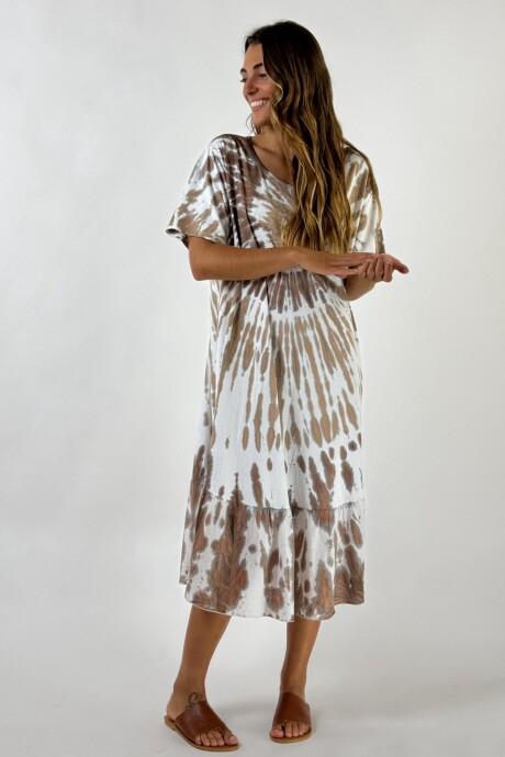 VESTIDO COSMOPOLITAN Marron