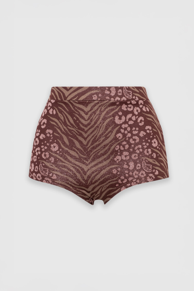 BOYSHORT Feline Chocolate