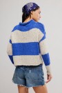 SWEATER OPAL RAYAS Azul