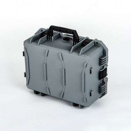 Caja Rigida Plastica para arma corta Aventureros 46,5 x 35,5 x 20,5 Gris