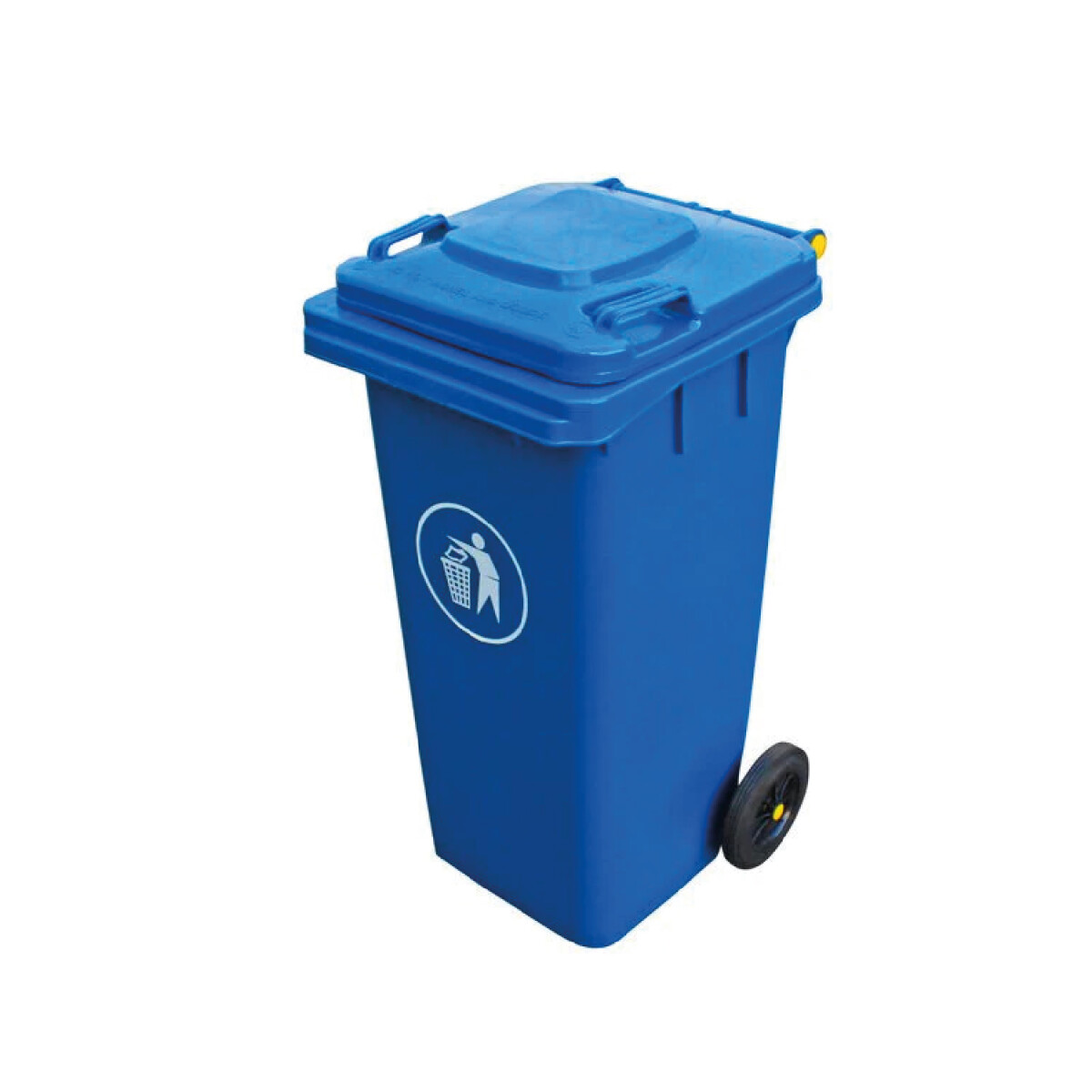 Contenedor de Basura con Ruedas 120 Litros Azul 