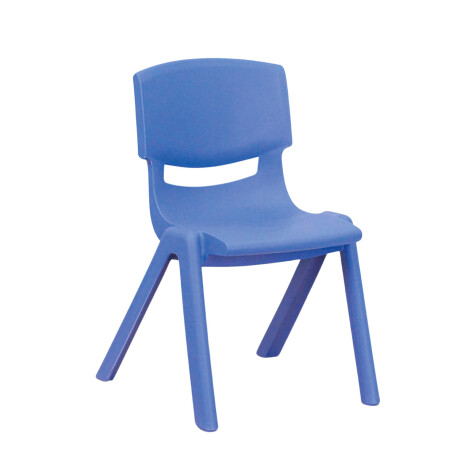 Silla para niños en plástico inyectado colores Azul