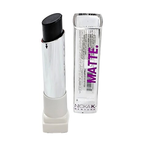 Labial matte en barra Nicka K Tono 16- negro