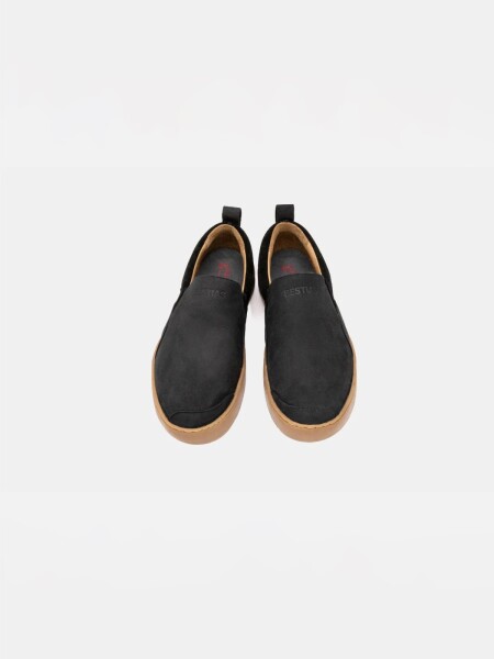 SHOES CAPITAN SUEDE BLACK