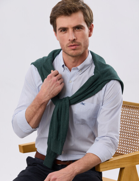 CAMISA CUADROS Azul