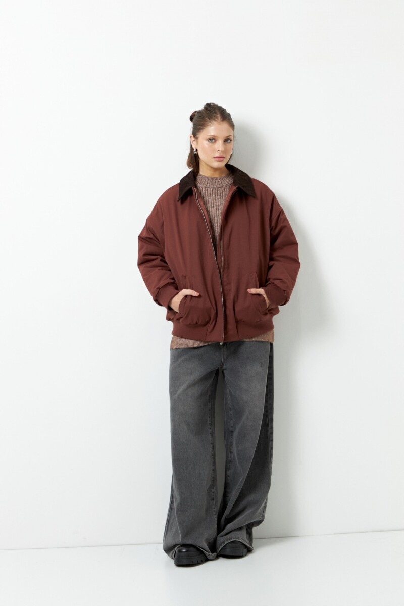 CAMPERA VINNY Bordó Merlot