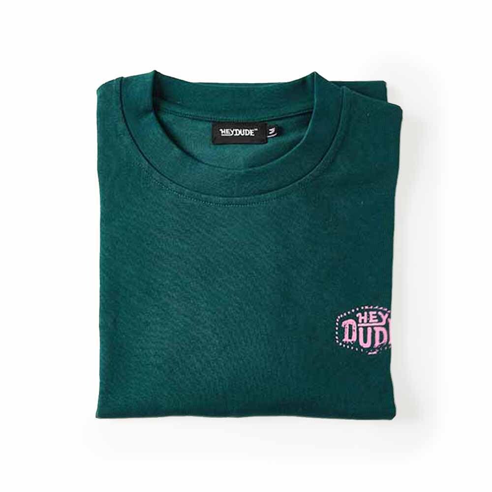Polo Manga Corta Hey Dude Unisex Verde