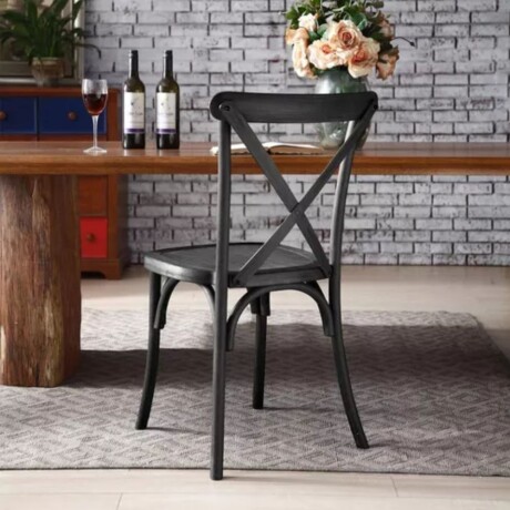 Silla Vienesa de Jardin NEGRO