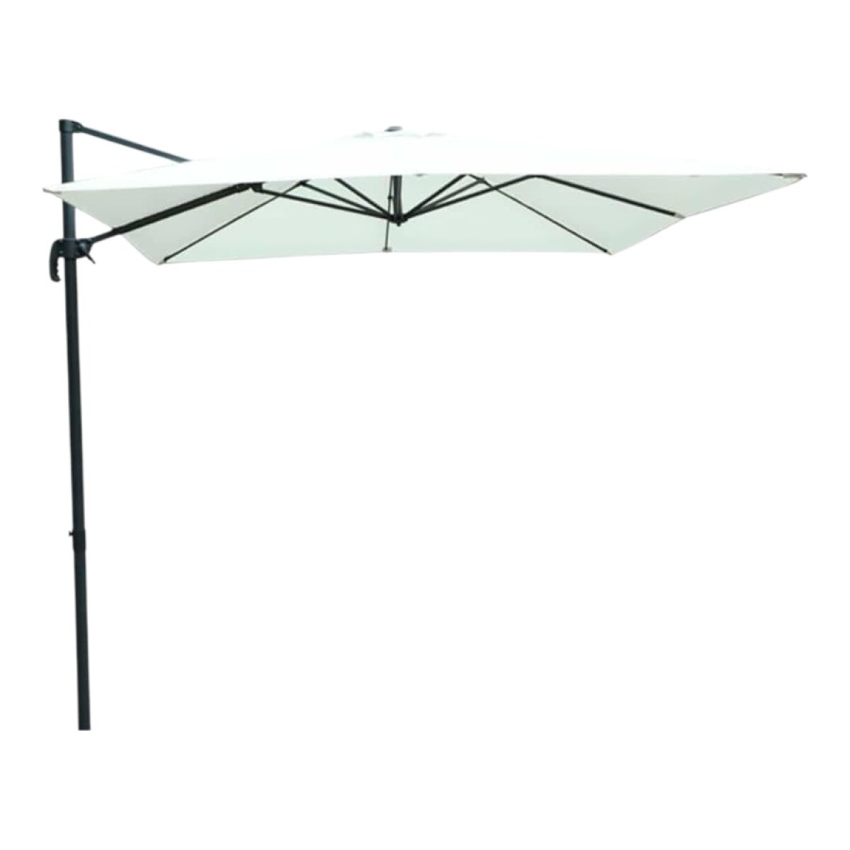 Sombrilla Cuadrada Pie Lateral 3M UV50+ 