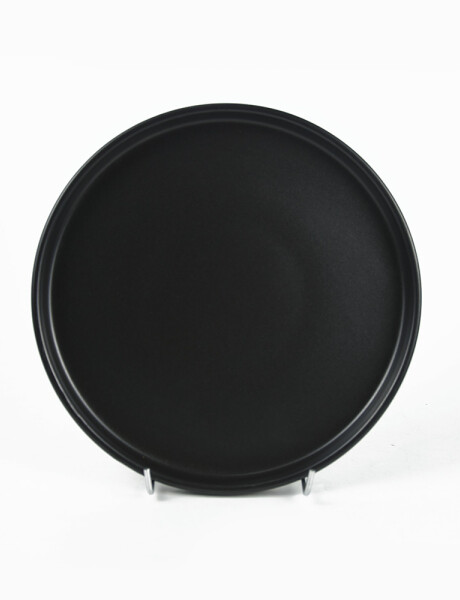 PLATO DE POSTRE STONEWARE D20x2CM TOKIO NEGRO PLATO DE POSTRE STONEWARE D20x2CM TOKIO NEGRO