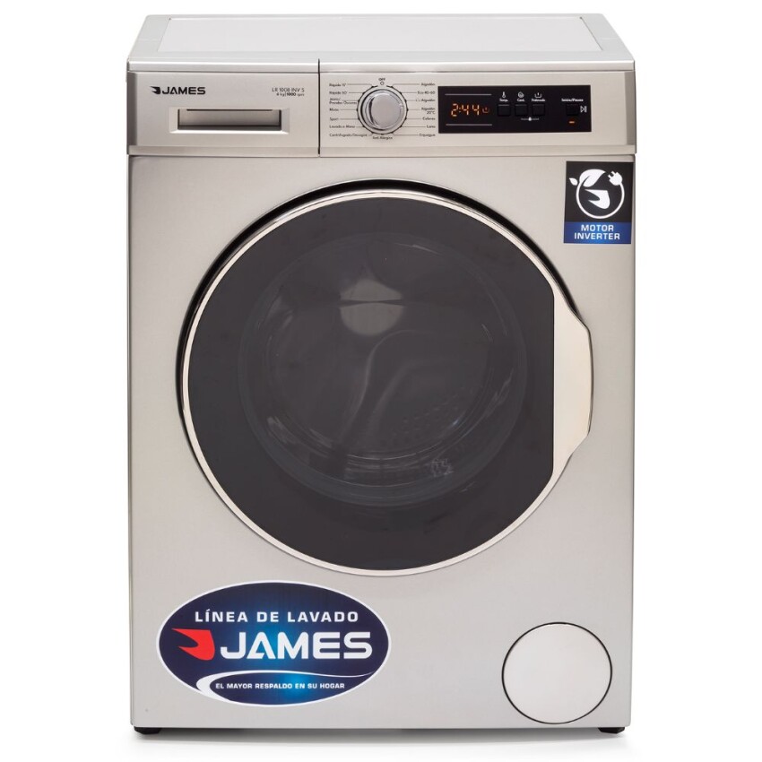 Lavarropas James 6 KG LR-1008 inverter inox. Lavarropas James 6 KG LR-1008 inverter inox.
