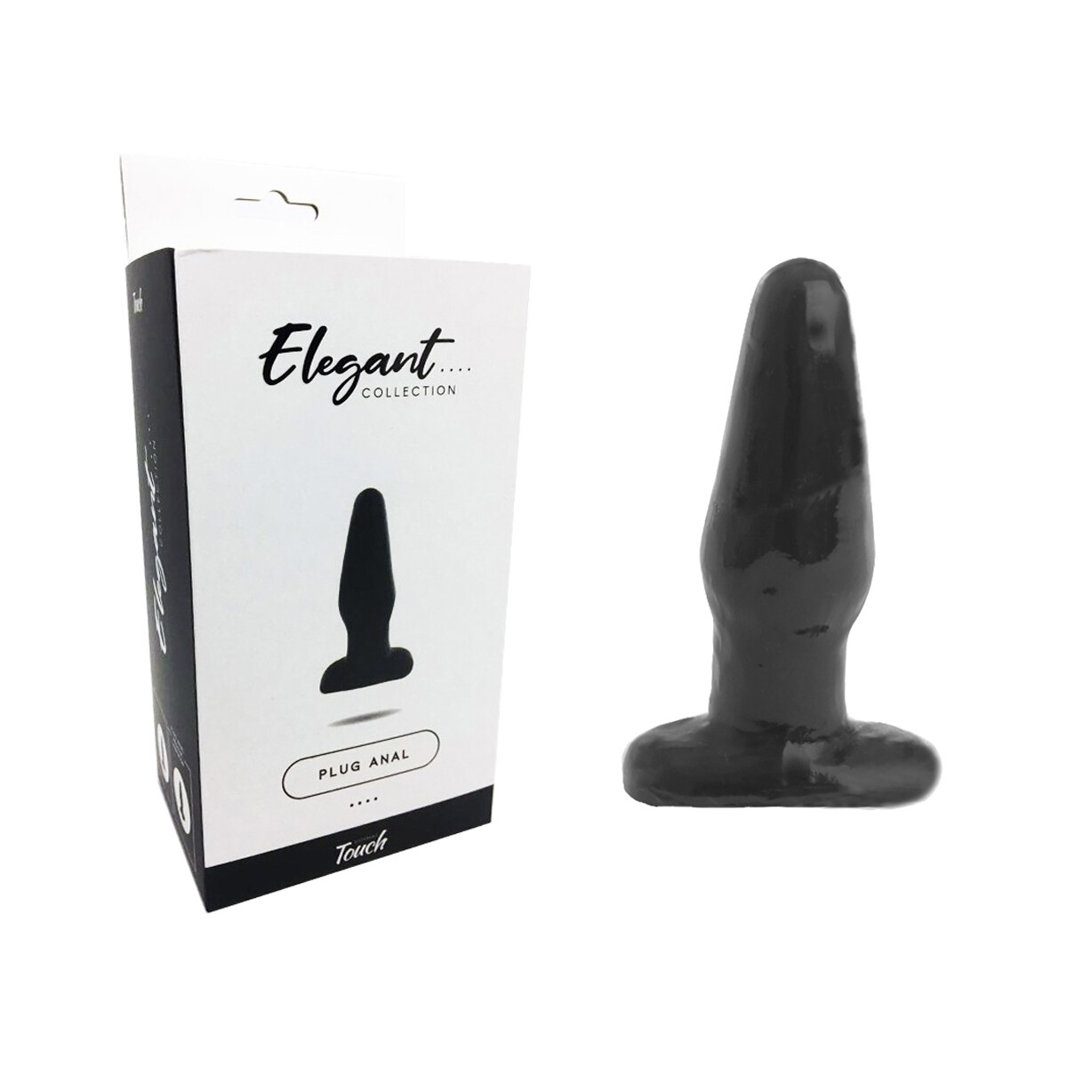 Estaca Anal Maciza M - Negro 