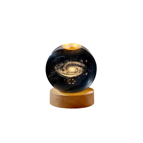 Lampara Veladora Con Esfera De 8 cm Vidrio Galaxia
