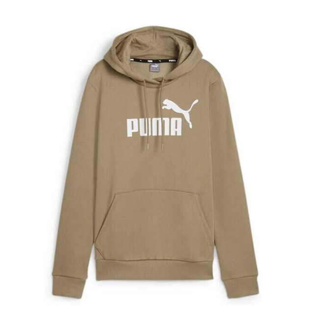 Canguro de Mujer Puma Logo Hoodie Beige Tostado