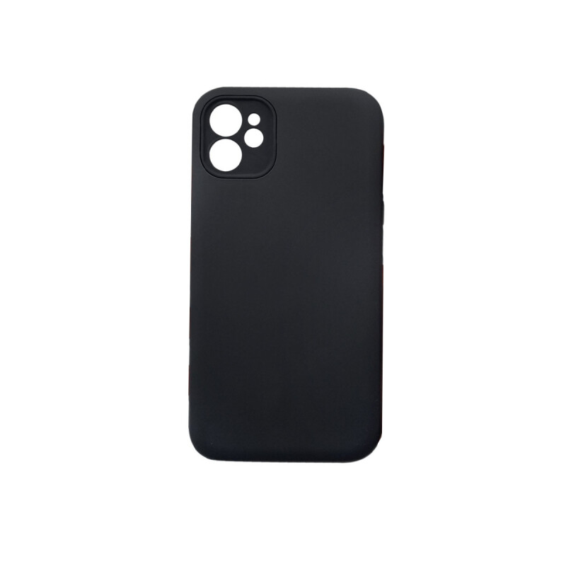 Estuche TPU Para IPhone 12 Negro Estuche TPU Para IPhone 12 Negro