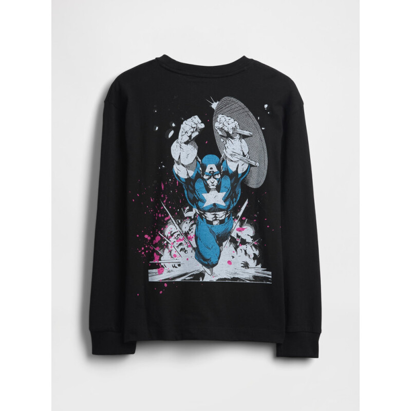 FR MVL LS GRAPHIC TEE BLACK