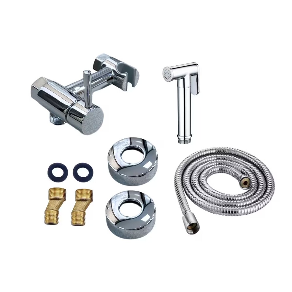 Grifería de Ducha Higiénica monocomando Exterior Milano Cromada Brillante Grifería De Ducha Higiénica Monocomando Exterior Milano Cromada Brillante