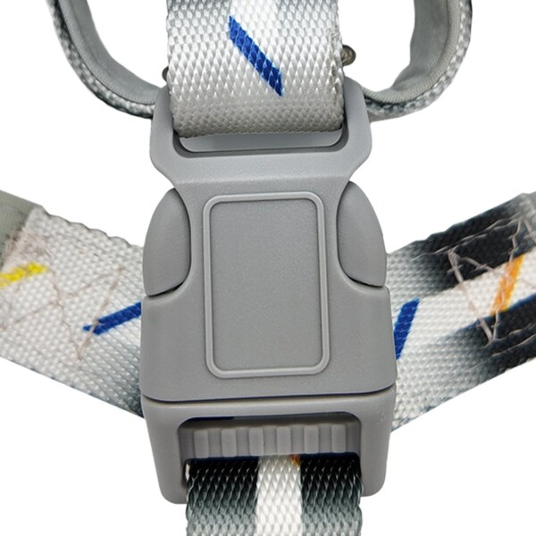 Arnes Correa Pretal Perro Mascota Ajustable Mediano - Grande Variante Color Gris