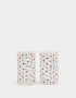 Artículos cocina Set De 2 Vasos De Vidrio Con Sorbete - Combinacion Multicolor