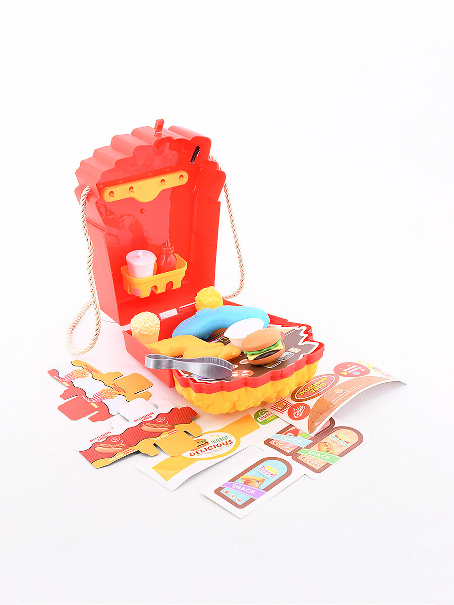 JUEGO DE ALIMENTOS - ROJO 