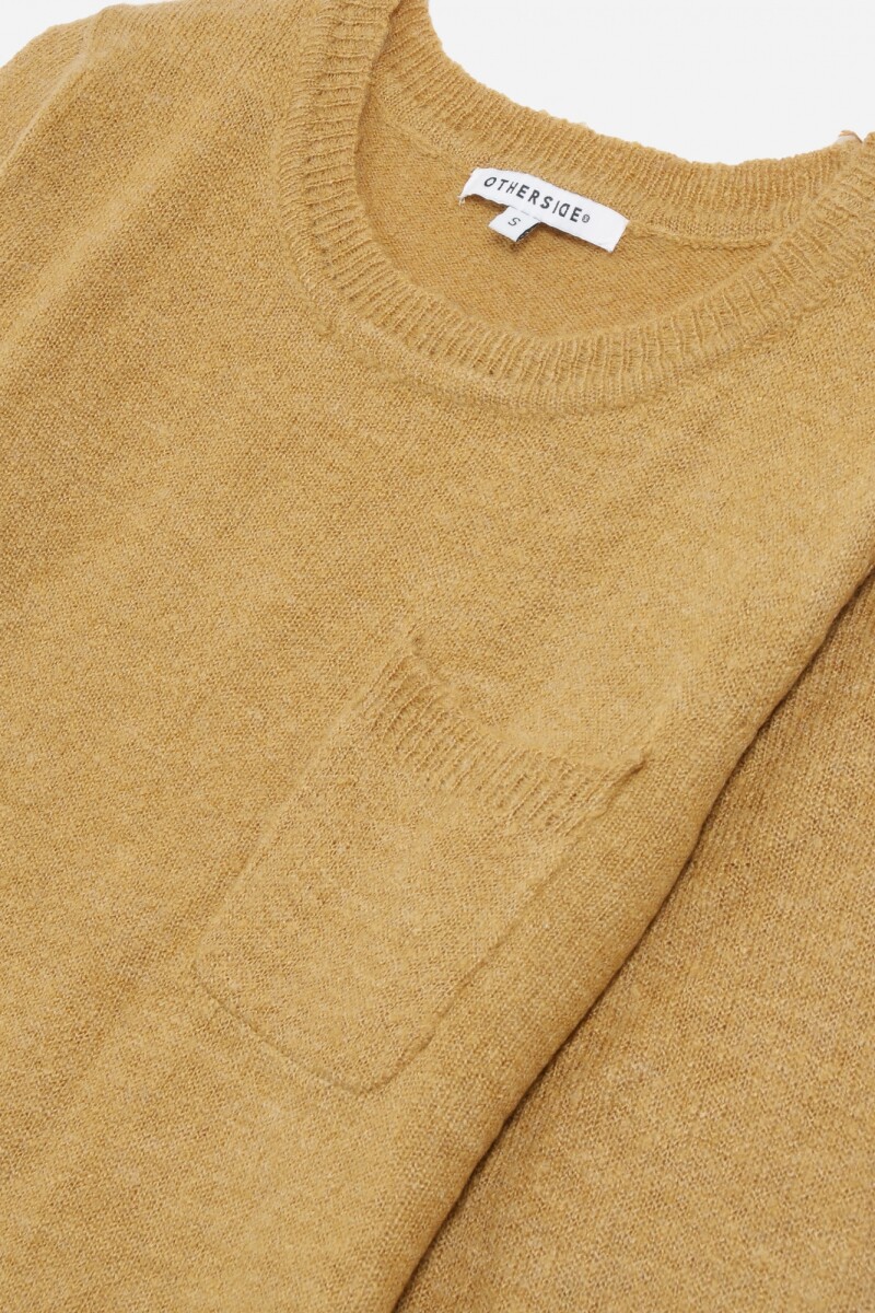 Sweater con bolsillo BEIGE