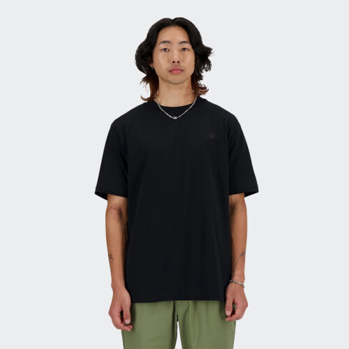 Remera New Balance Athletics Cotton Negro