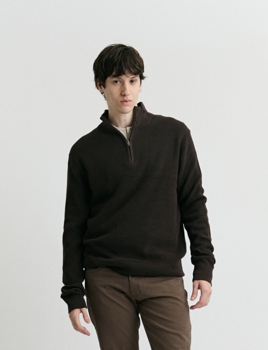 470988 CARDIGAN HARRY Chocolate