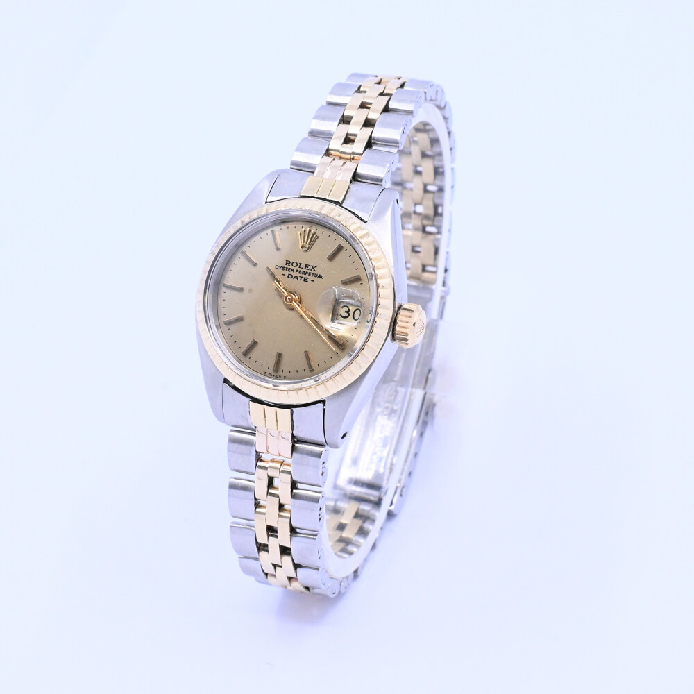 Rolex date dama 6917 acero y oro 26 mm año 1980 Rolex date dama 6917 acero y oro 26 mm año 1980