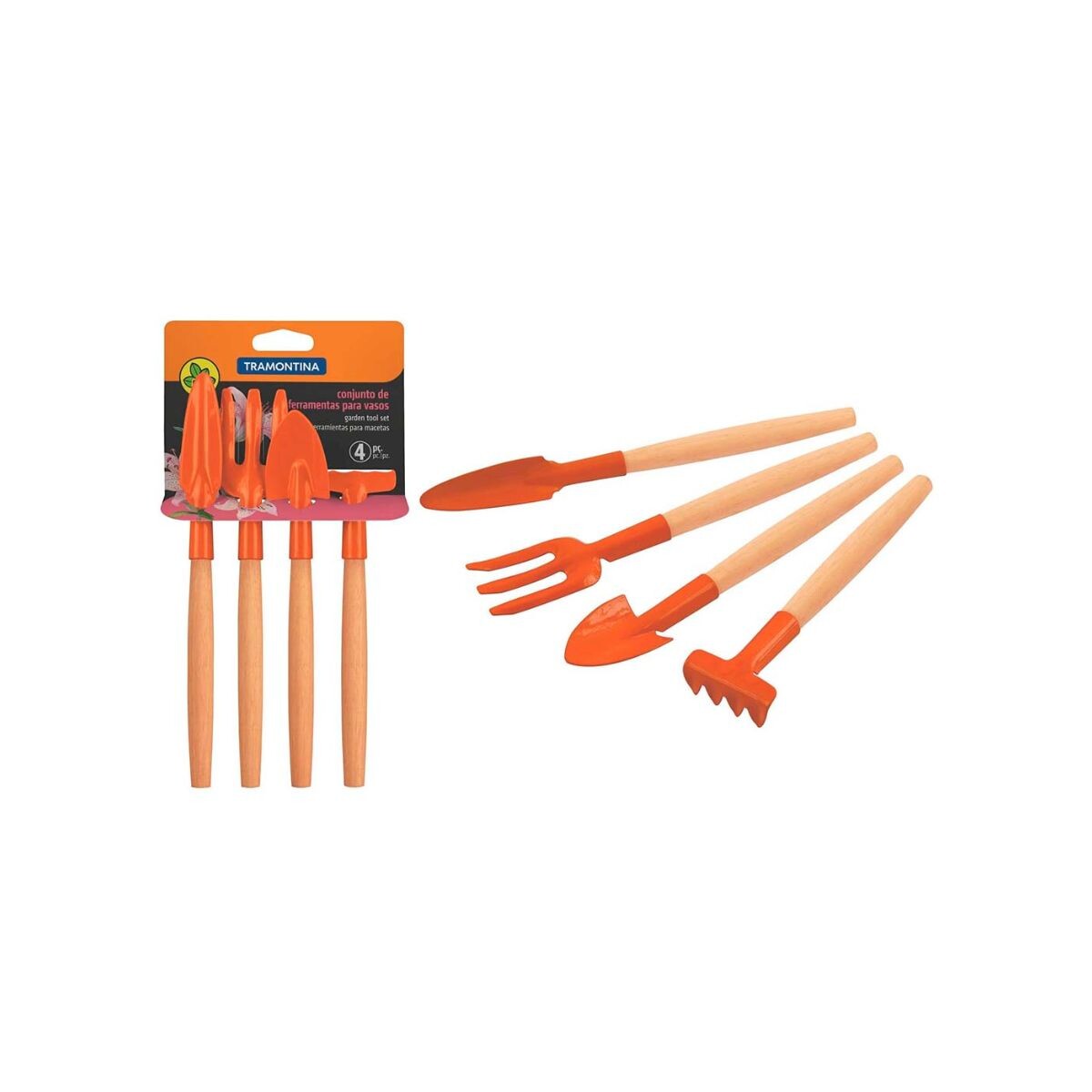 Kit P/jardin 4pz Tramontina 78104/801