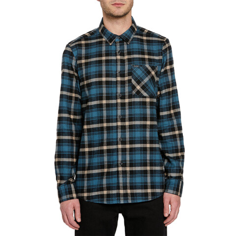 Camisa Volcom Caden Plaid Azul